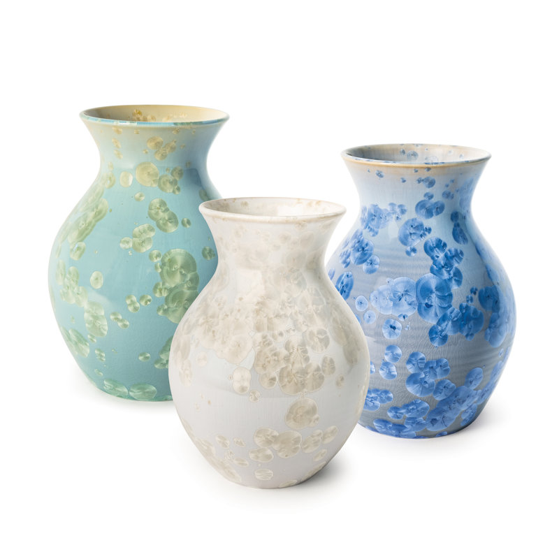 Curio Handmade Stoneware Table Vase, Candent