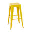 Tabouret de bar en métal sans dossier avec assemblage sans outil et conception peu encombrante-536234853-536234848