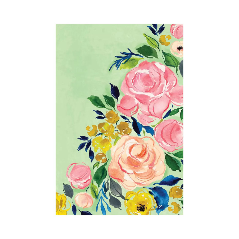 Floral 1 Piece Wrapped Canvas Wall Art, 101.6 cm H x 66.04 cm W