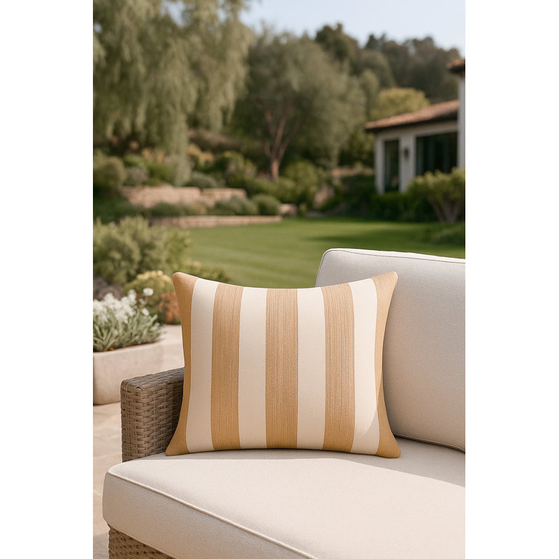 Outdoor Living Pillow Cover, Orange, Square 24"