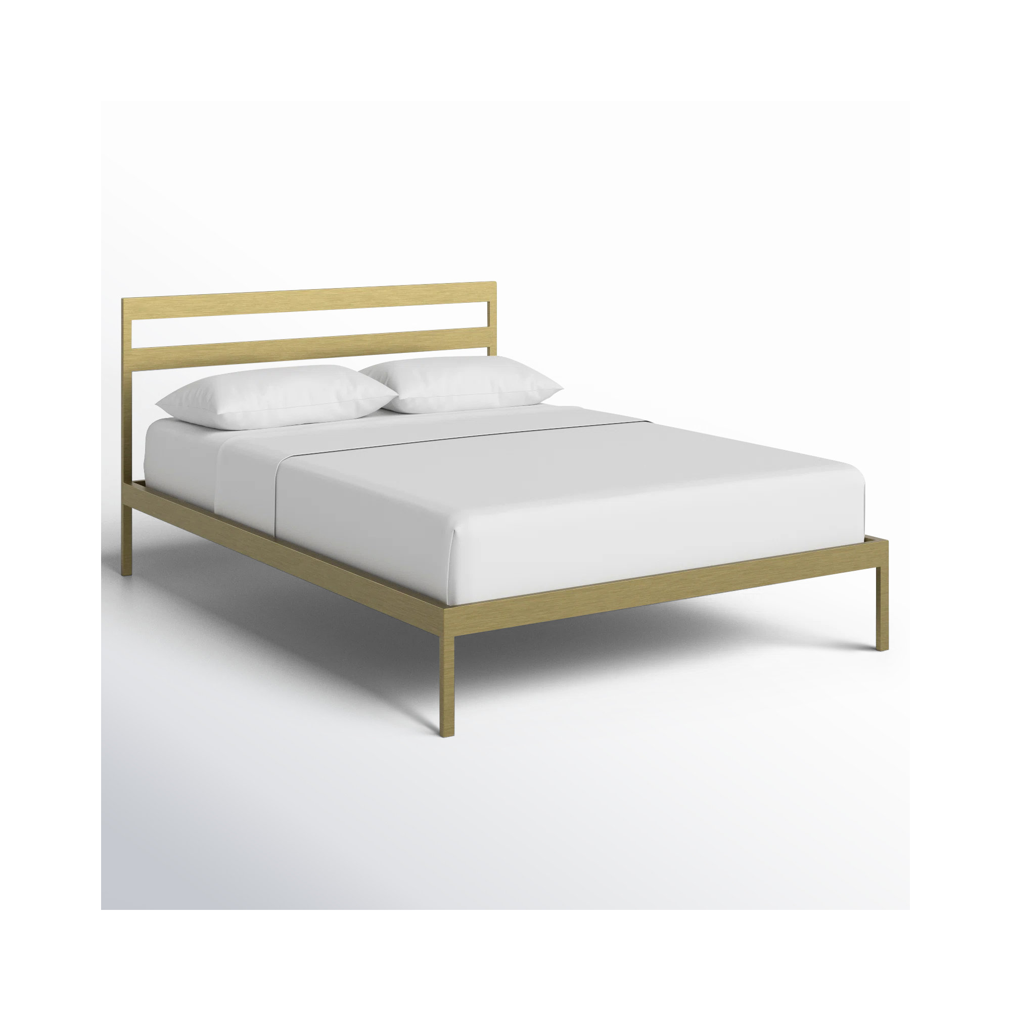 Aston Slat Bed, Gold, King