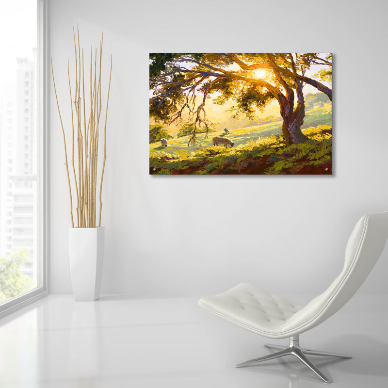  «Restful Radiance» par Erin Dertner, art mural en verre acrylique, 36 po x 24 po, H 24 po x l 36 po