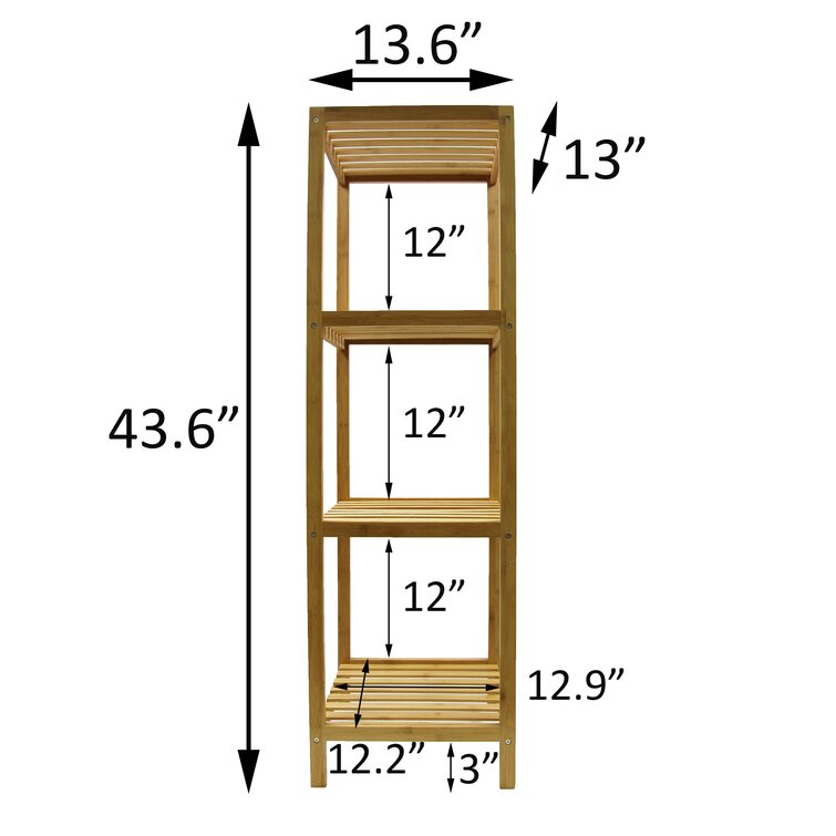 17 Stories Eckles Freestanding Bathroom Shelves & Reviews