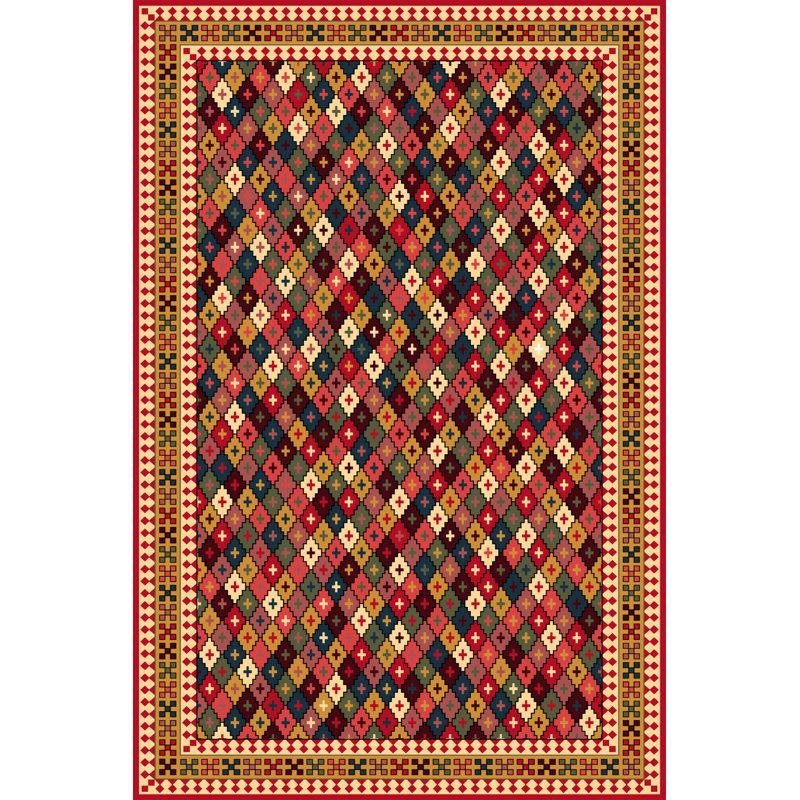 Tapis intérieur / extérieur Kochyar, Rectangle 4 pi 8 po x 6 pi 7 po