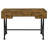Avon Rustic Nutmeg 2-Piece Computer Desk And Bookcase