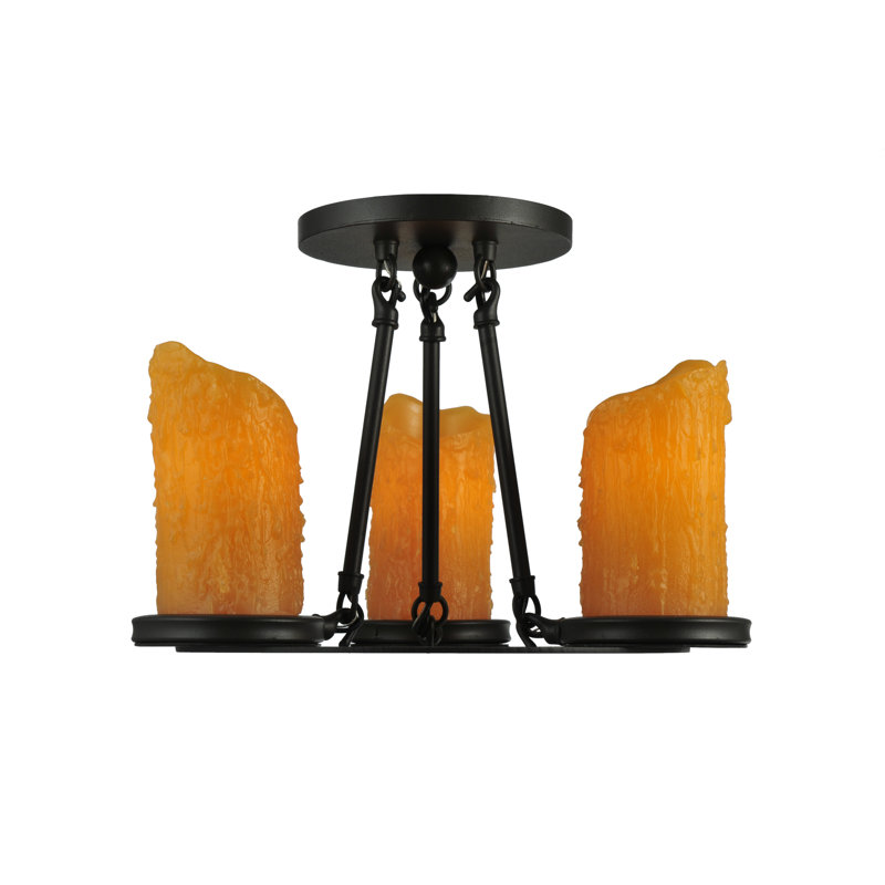 Carpathian 3 - Light Semi Flush Mount
