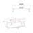 Smoke Coffe Table with 2 Shelf