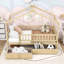 Lit en bois en forme de maison-88580471-88580468