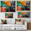 «Gerard Colorful and Dark Gradient Clouds», impression sur toile-116161242-55632692-55632686