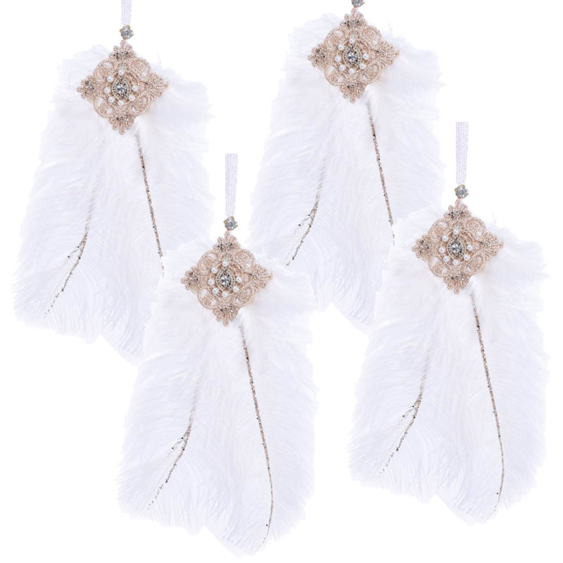 Ornement suspendu en plumes