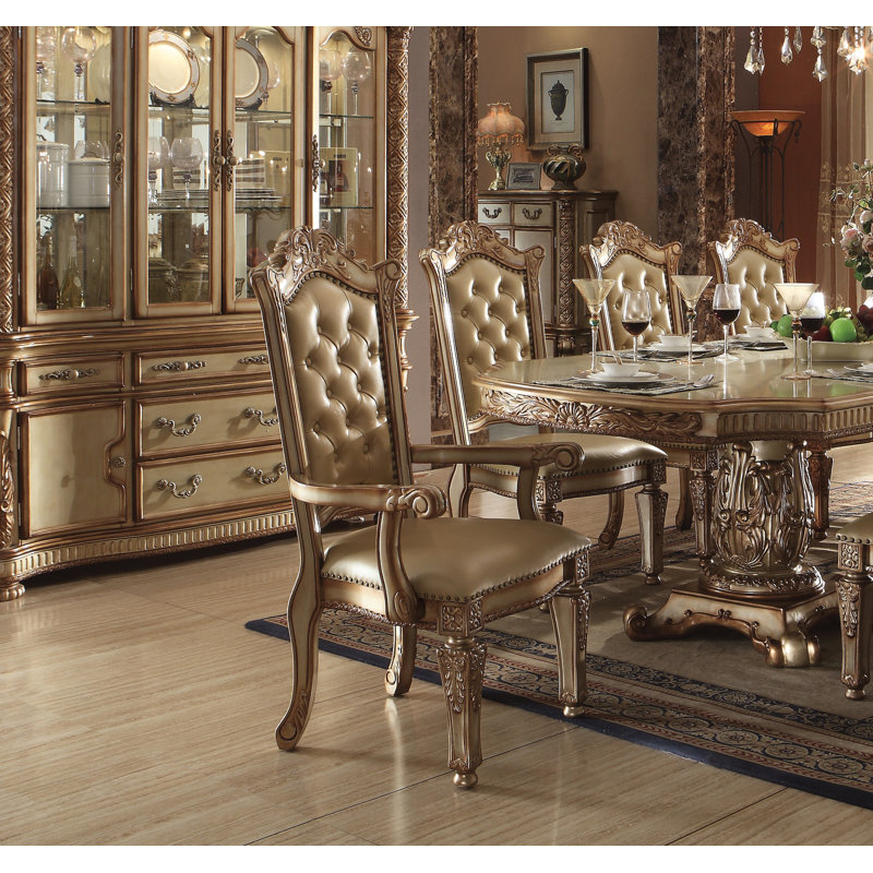 Vendome 8-Person Solid Wood Extendable Dining Set