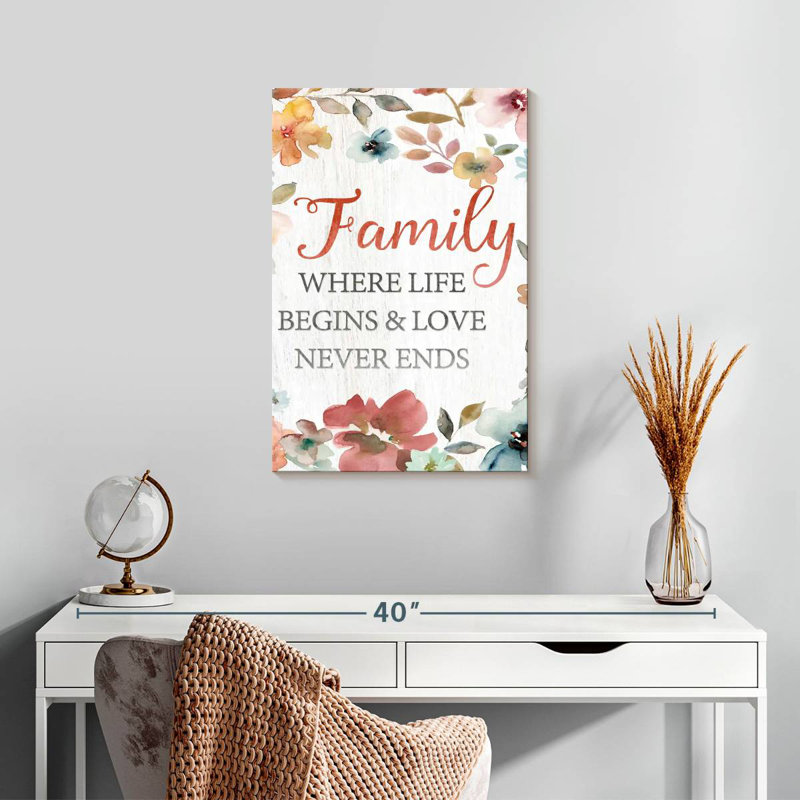 « Family Life Begins », H 24 po x l 16 po