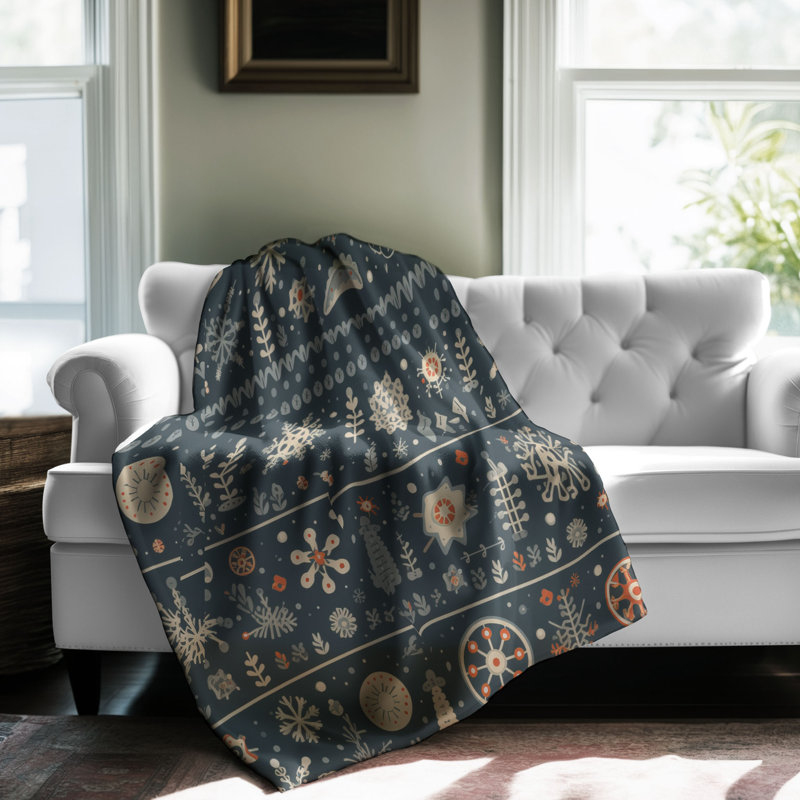 Flurry Bits - 1 Piece Premium Blanket, 50" W x 60" L