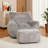 Compression Large Faux Fur Memory Foam Filled Bean Bag Chair For Adults And Kids-105318115
