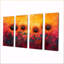 Dontea - Art mural de tournesols - Art mural traditionnel sur toile 4 pièces-2059286274