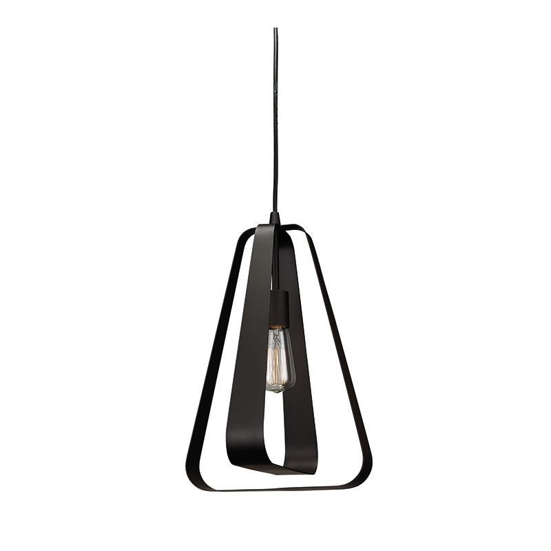 Luminaire suspendu géométrique 1 lumière Wesla, Or doux