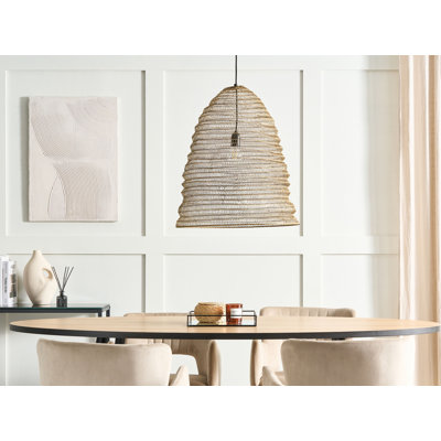 Keesler 1 - Light Brass Unique/Statement Pendant