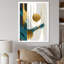 Pleine lune or et turquoise minimalisme I sur toile-1059752571-1059752561