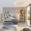 Ventilateur de plafond intérieur / extérieur 60 po avec lumière DEL, intensité variable 6CCT Valen, ventilateur de plafond avec télécommande Valen - blanc mat-18285799-18285798