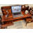 Jil Solid Wood Solid Wood Writing Desk with Built-In Electrical Outlet-68073668