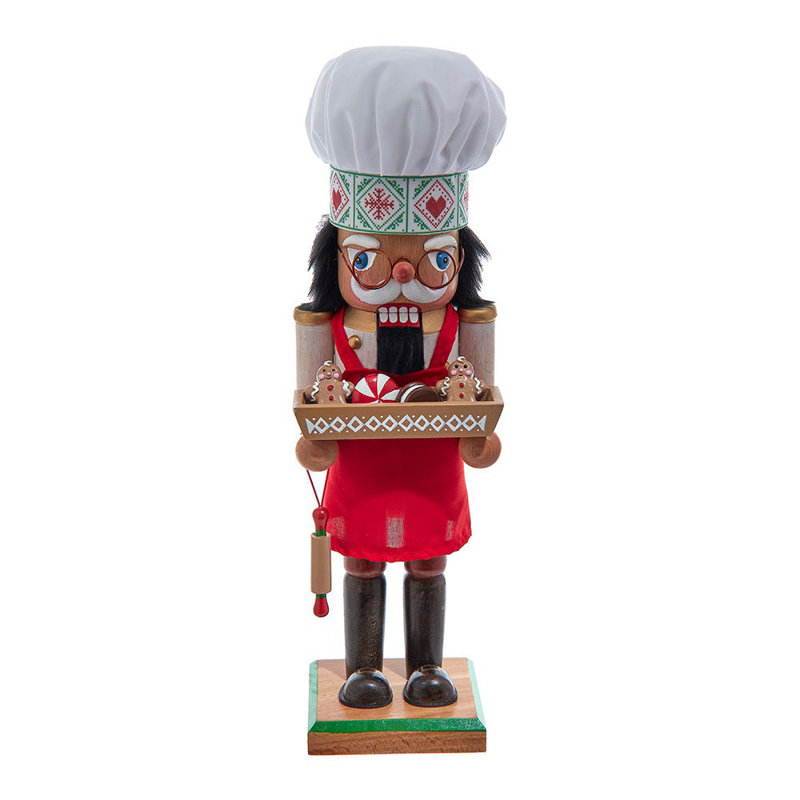 Kurt Adler Wooden Nutcracker Collection, Chef, 15in