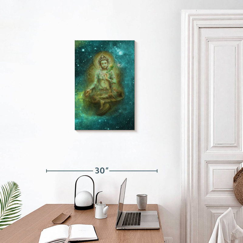 Adella Green Tara, 24" H x 16" W