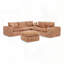 Canapé modulaire en L avec repose-pieds Modular Boucle-1204070981