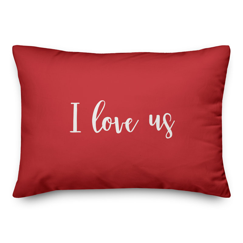 Throw Pillow, Red