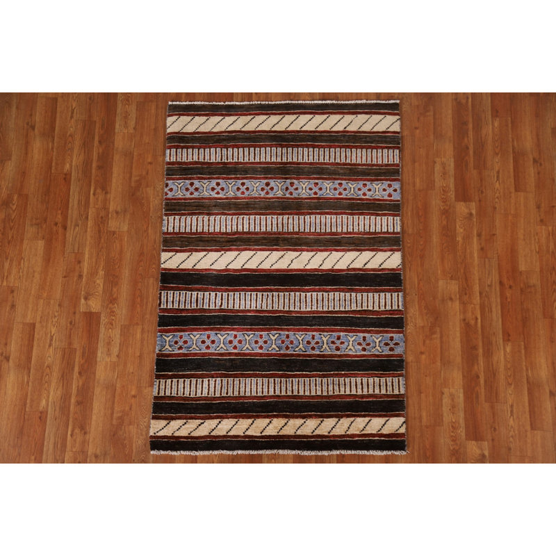 Tapis rayé Gabbeh 3 x 5