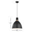 Uma 1-Light Dimmable LED Single Pendant-931180866-931180867