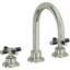 Descanso 8" Widespread Lavatory Faucet with Cross Carbon Fiber Handle and ZeroDrain-664238862