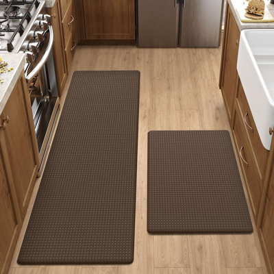 Solid Colour Anti-Fatigue Kitchen Mat