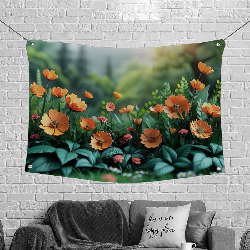 Tapisserie en microfibre, H 68 po x l 80 po