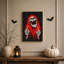 Art mural sur toile, "Screaming crâne mains donnant un doigt du milieu"-764063652