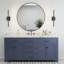 Luminaire de salle de bain moderne 1 lumière 24CC 3CCT avec tête pivotante à 360 ° et bras pivotant-1097201342-1094952436