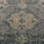 Rug & Kilim's Homage Geometric Floral Green And Blue Wool Custom Rug-1713843646