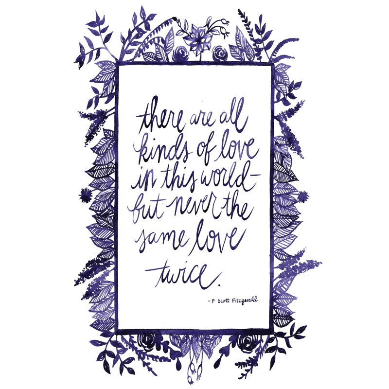 Citation d'amour IV, H 18 po x l 12 po