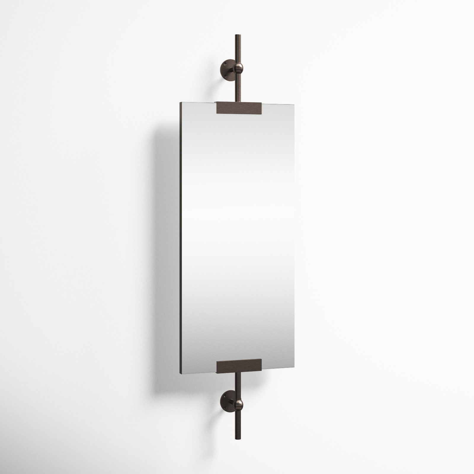 Metal Flat Mirror, 34" H x 10" W
