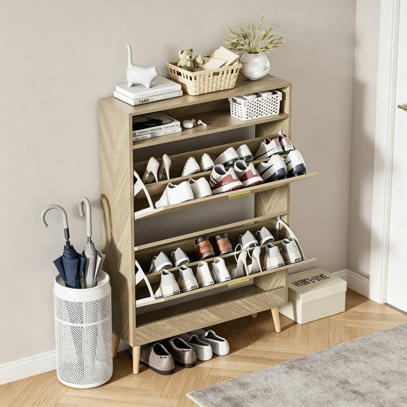 10 Pair Shoe Storage