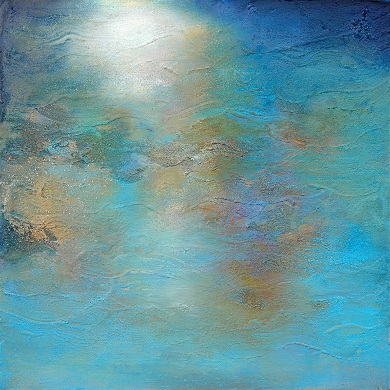 121 Shimmering Print by Anne B. Schwartz, 17.25" H x 21.25" W