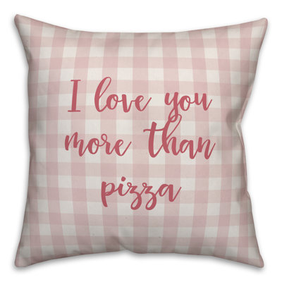 Coussin i love you more-pizza Festus