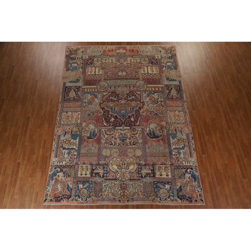 Tapis persan à motif végétal Kashmar