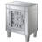 Haskin Mirrored Glass Top 2 - Drawer End Table