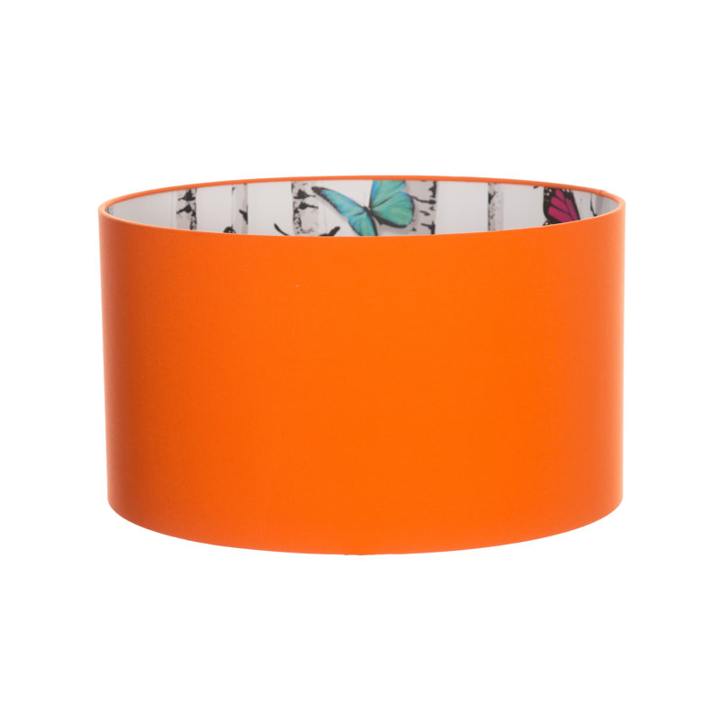 Cotton Drum ( Screw On ), Sky Blue, 30cm H x 50cm W x 50cm D, Lamp Shade