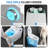 19" Elongated ADA Tall Height Smart Toilet, 1.1/1.6 GPF Dual Flush, Heated Seat, Foot Kick/Off-seat/Blackout Flush, Night Light, Soft Closing, 3-Year Warranty