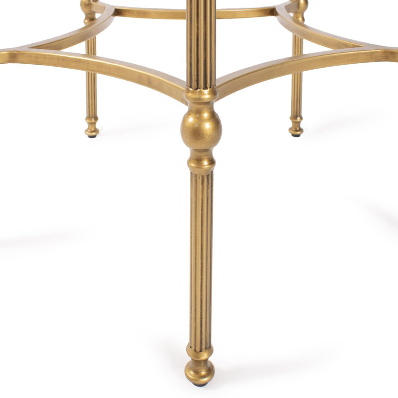 Bonnifait Antique Gold  Round Side Table