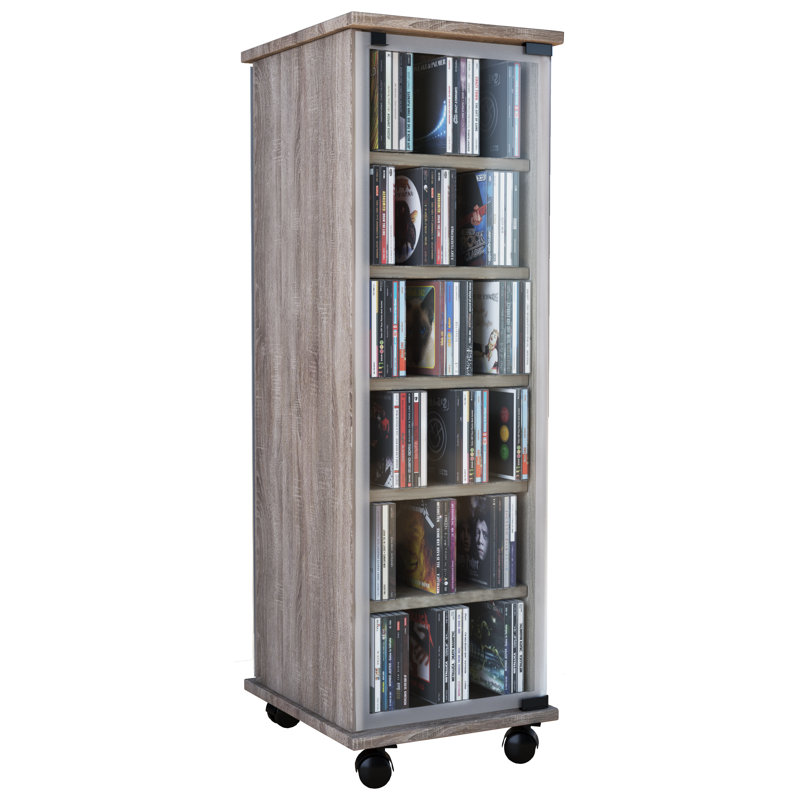 Valenza Wood 93cm H Media Cabinet, Sonoma Oak