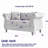 Pasillas 61.7" Rolled Arm Modular Loveseat Sofa,Modern Sofa,Deep Sofa,Comfortable Sofa,Accent Sofa-34569624-59431164