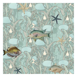 Soicher Marin
Sunlit Blue Yuki Osada Floral Wallpaper Double Roll