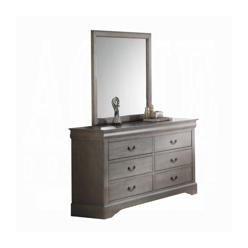 Miroir Louis Philippe III, Gris